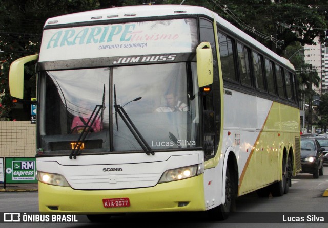 Araripe Turismo 9577 na cidade de Recife, Pernambuco, Brasil, por Lucas Silva. ID da foto: 6099448.