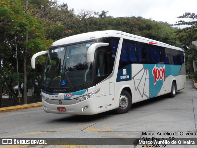 Auto Viação 1001 RJ 108.386 na cidade de São Paulo, São Paulo, Brasil, por Marco Aurélio de Oliveira. Número da foto: #6099215.