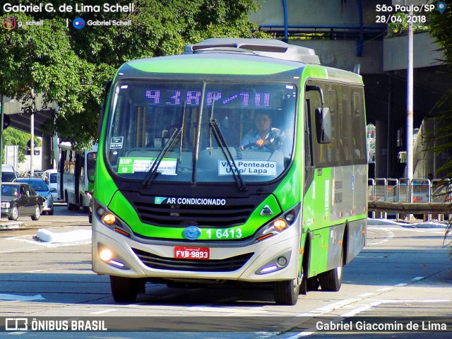 Transcooper > Norte Buss 1 6413 na cidade de São Paulo, São Paulo, Brasil, por Gabriel Giacomin de Lima. ID da foto: 6099270.