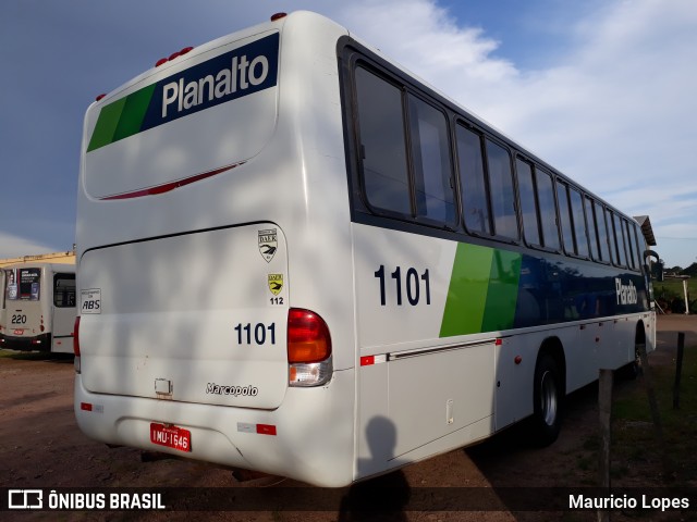 Planalto Transportes 1101 na cidade de Santiago, Rio Grande do Sul, Brasil, por Mauricio Lopes. ID da foto: 6098019.