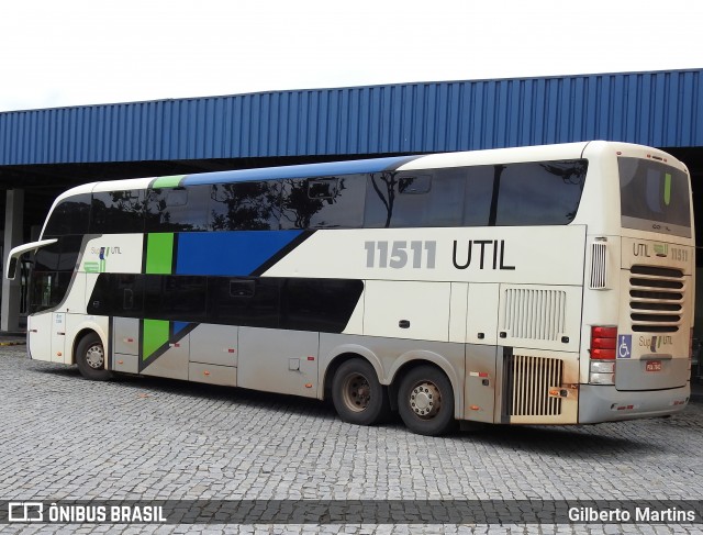 UTIL - União Transporte Interestadual de Luxo 11511 na cidade de Brasil, por Gilberto Martins. ID da foto: 6099408.