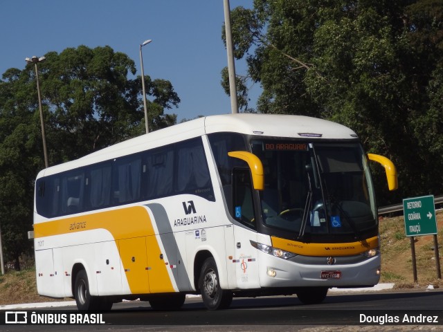 Viação Araguarina 11017 na cidade de Inhumas, Goiás, Brasil, por Douglas Andrez. ID da foto: 6098401.