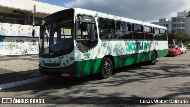 Jotur - Auto Ônibus e Turismo Josefense 1254 na cidade de Florianópolis, Santa Catarina, Brasil, por Lucas Weber Calizario. ID da foto: 6098033.