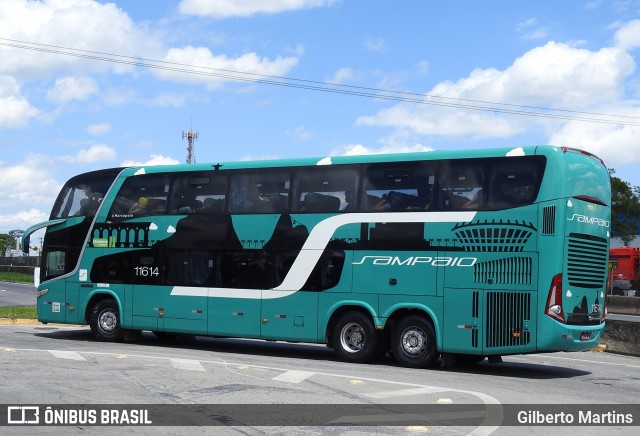 Viação Sampaio 11614 na cidade de Brasil, por Gilberto Martins. Número da foto: #6099401.