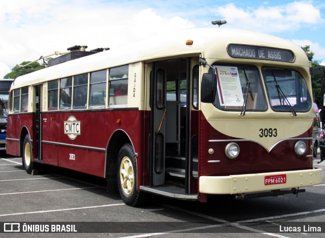 CMTC - Companhia Municipal de Transportes Coletivos 3093 na cidade de São Paulo, São Paulo, Brasil, por Lucas Lima. ID da foto: 6098669.