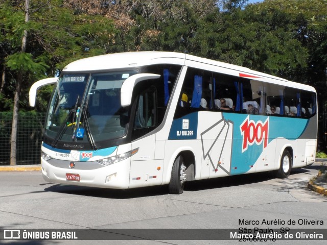 Auto Viação 1001 RJ 108.399 na cidade de São Paulo, São Paulo, Brasil, por Marco Aurélio de Oliveira. ID da foto: 6099145.