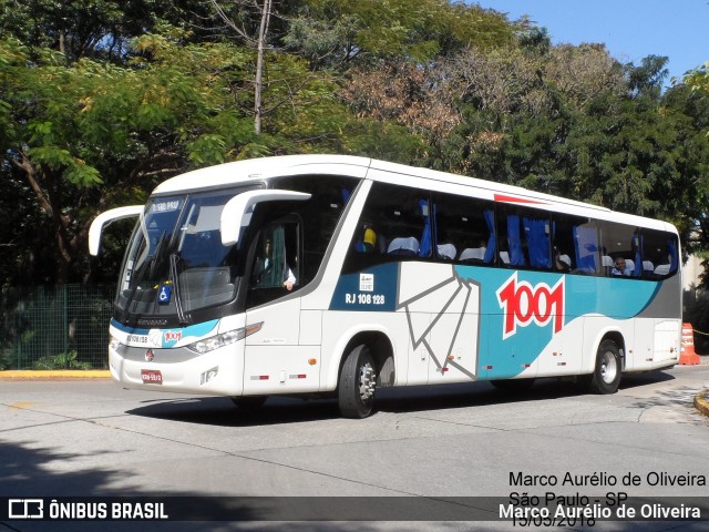 Auto Viação 1001 RJ 108.128 na cidade de São Paulo, São Paulo, Brasil, por Marco Aurélio de Oliveira. ID da foto: 6099178.