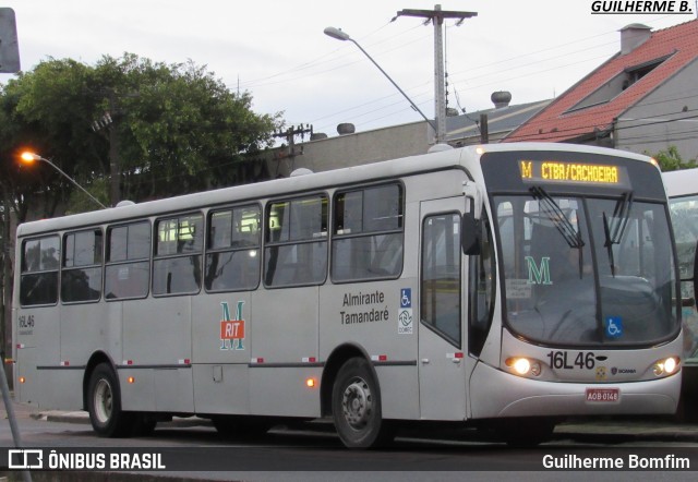 Viação Tamandaré 16L46 na cidade de Curitiba, Paraná, Brasil, por Guilherme Bomfim. Número da foto: #6099562.