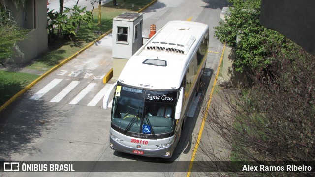 Viação Santa Cruz 209110 na cidade de São Paulo, São Paulo, Brasil, por Alex Ramos Ribeiro. ID da foto: 6100742.