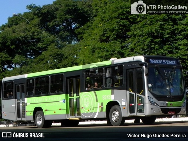 Viação Garcia 8243 na cidade de Maringá, Paraná, Brasil, por Victor Hugo Guedes Pereira. Número da foto: #6100471.