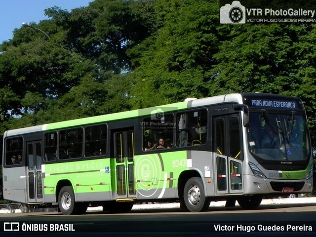 Viação Garcia 8243 na cidade de Maringá, Paraná, Brasil, por Victor Hugo Guedes Pereira. ID da foto: 6100471.