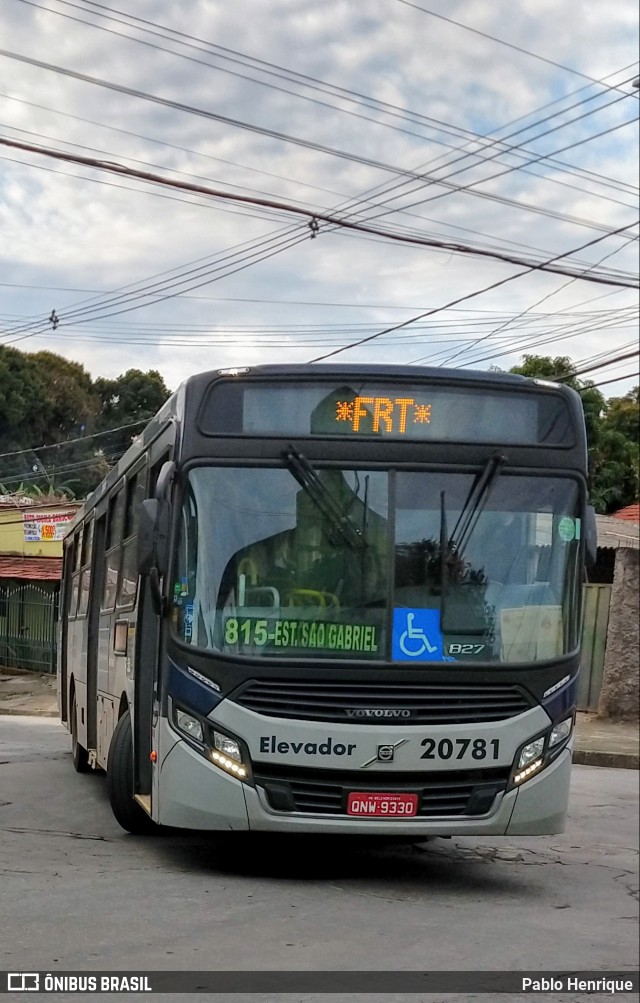 Viação Torres 20781 na cidade de Belo Horizonte, Minas Gerais, Brasil, por Pablo Henrique. ID da foto: 6099595.