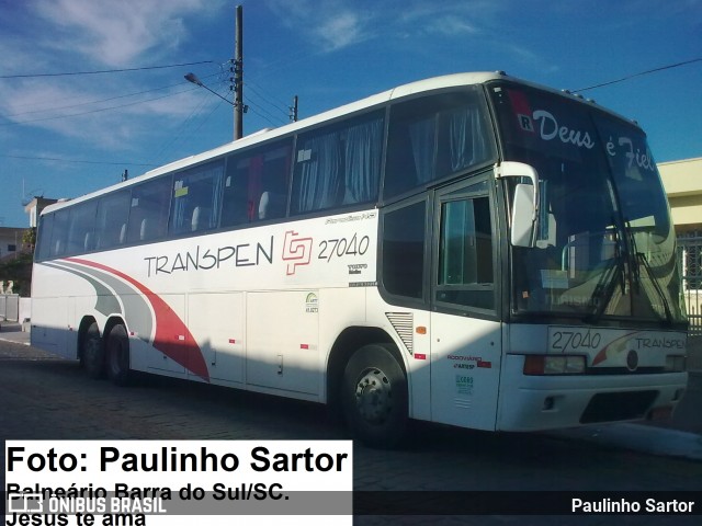 Transpen Transporte Coletivo e Encomendas 27040 na cidade de Camboriú, Santa Catarina, Brasil, por Paulinho Sartor. Número da foto: #6099492.