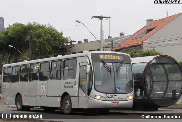 Viação Tamandaré 16L36 na cidade de Curitiba, Paraná, Brasil, por Guilherme Bomfim. Número da foto: #6100037.