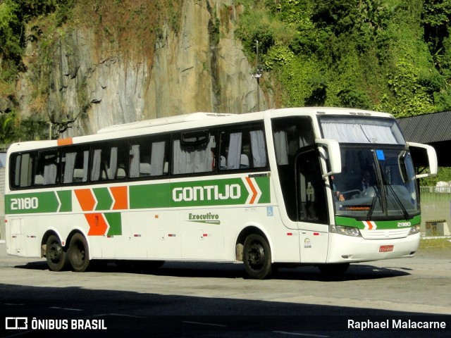 Empresa Gontijo de Transportes 21180 na cidade de Santos, São Paulo, Brasil, por Raphael Malacarne. ID da foto: 6100785.