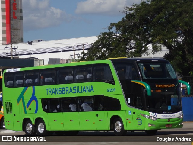 Transbrasiliana Transportes e Turismo 51209 na cidade de Goiânia, Goiás, Brasil, por Douglas Andrez. ID da foto: 6102365.