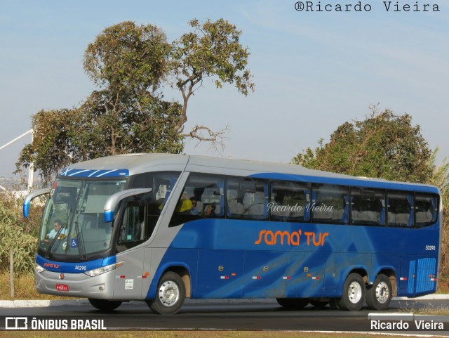 Samatur Transporte e Turismo 50290 na cidade de Brasília, Distrito Federal, Brasil, por Ricardo Vieira. Número da foto: #6101526.