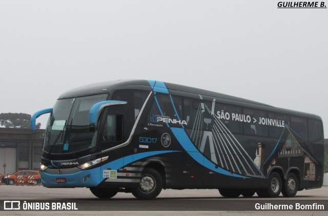 Empresa de Ônibus Nossa Senhora da Penha 53017 na cidade de Curitiba, Paraná, Brasil, por Guilherme Bomfim. Número da foto: #6102047.