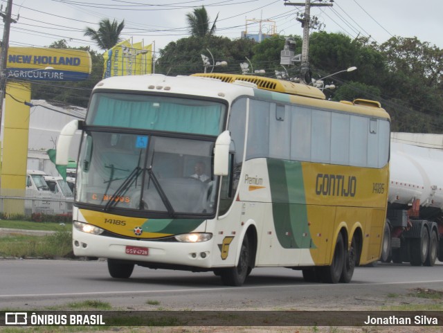 Empresa Gontijo de Transportes 14185 na cidade de Jaboatão dos Guararapes, Pernambuco, Brasil, por Jonathan Silva. ID da foto: 6101246.