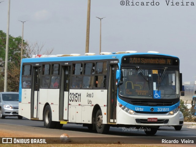 Urbi Mobilidade Urbana 331511 na cidade de Candangolândia, Distrito Federal, Brasil, por Ricardo Vieira. ID da foto: 6102143.