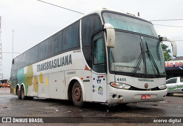 Transbrasiliana Transportes e Turismo 4455 na cidade de Brasil, por acervo digital. ID da foto: 6101486.