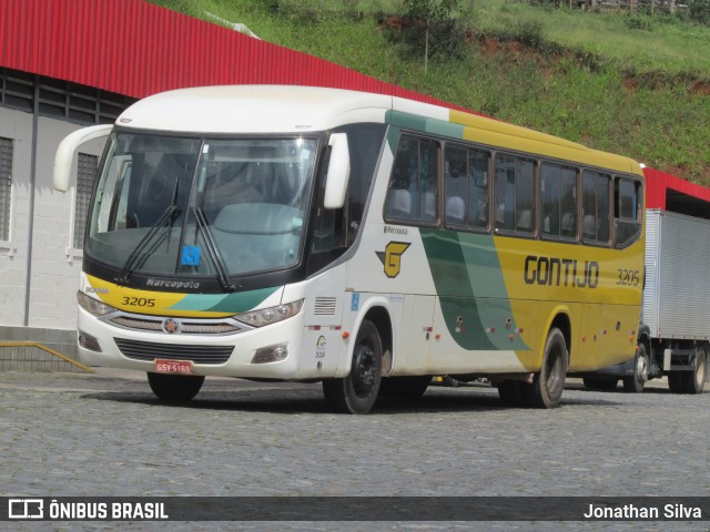 Empresa Gontijo de Transportes 3205 na cidade de João Monlevade, Minas Gerais, Brasil, por Jonathan Silva. ID da foto: 6103082.