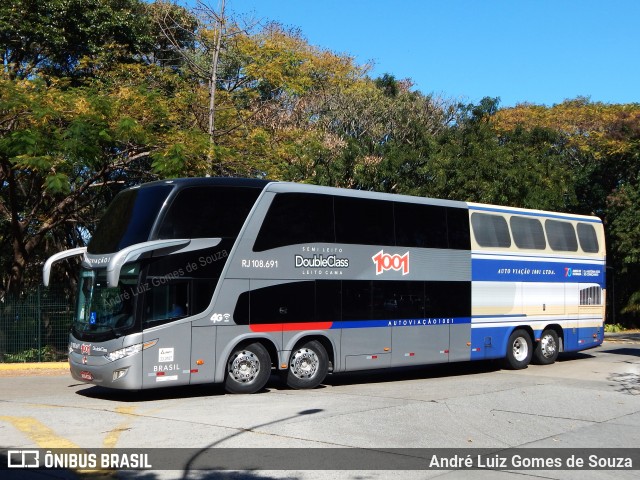 Auto Viação 1001 RJ 108.691 na cidade de São Paulo, São Paulo, Brasil, por André Luiz Gomes de Souza. ID da foto: 6103765.