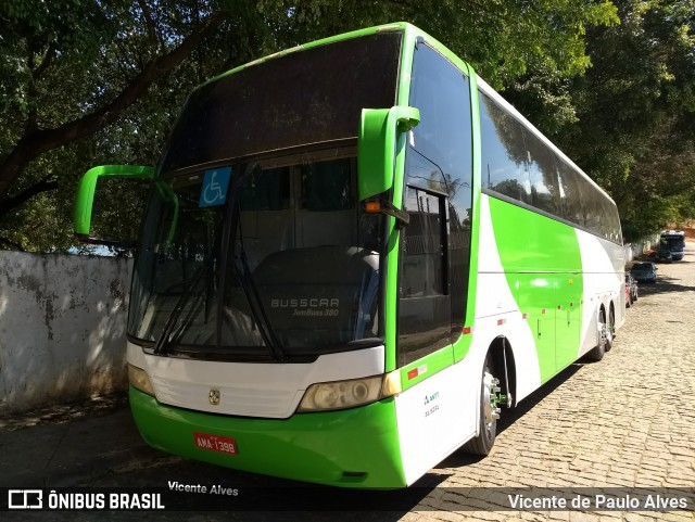 Ônibus Particulares 1398 na cidade de Arcos, Minas Gerais, Brasil, por Vicente de Paulo Alves. ID da foto: 6103811.