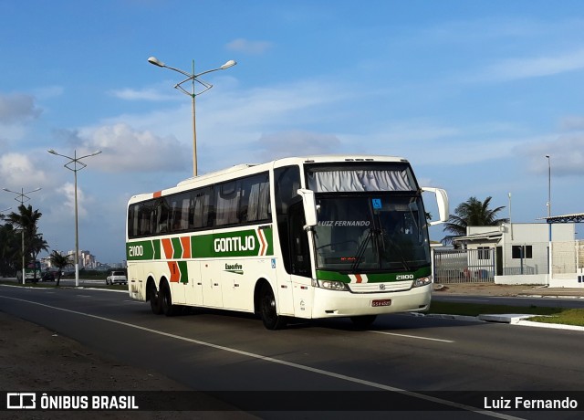 Empresa Gontijo de Transportes 21100 na cidade de Maceió, Alagoas, Brasil, por Luiz Fernando. ID da foto: 6104302.