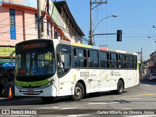 Viação Pavunense B32622 na cidade de Rio de Janeiro, Rio de Janeiro, Brasil, por Carlos Alberto de Oliveira Júnior. ID da foto: 6105936.