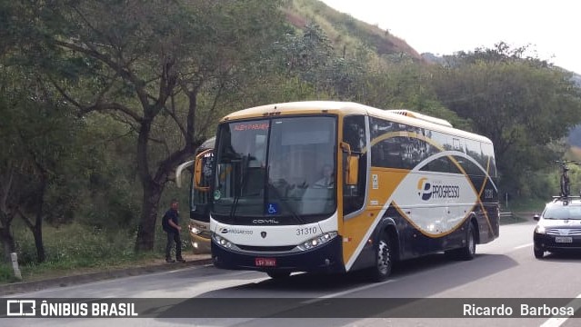 Viação Progresso 31310 na cidade de Três Rios, Rio de Janeiro, Brasil, por Ricardo  Barbosa. ID da foto: 6105357.