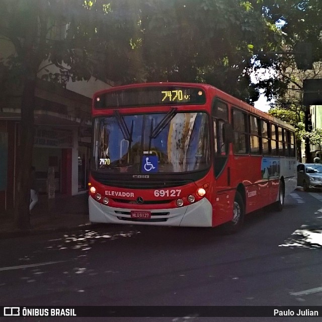Viação Santa Edwiges 69127 na cidade de Belo Horizonte, Minas Gerais, Brasil, por Paulo Julian. Número da foto: #6106514.