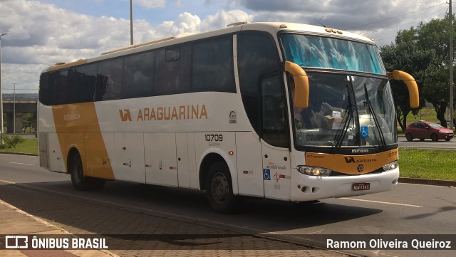 Viação Araguarina 10709 na cidade de Brasília, Distrito Federal, Brasil, por Ramom Oliveira Queiroz. ID da foto: 6105449.