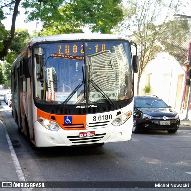 Alfa Rodobus > CooperAlfa 8 6180 na cidade de São Paulo, São Paulo, Brasil, por Michel Nowacki. Número da foto: #6105116.