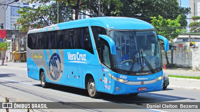 Expresso Vera Cruz 980 na cidade de Recife, Pernambuco, Brasil, por Daniel Cleiton  Bezerra. Número da foto: #6106404.