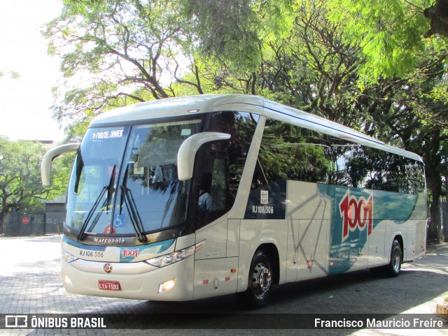 Auto Viação 1001 RJ 108.506 na cidade de São Paulo, São Paulo, Brasil, por Francisco Mauricio Freire. Número da foto: #6106541.
