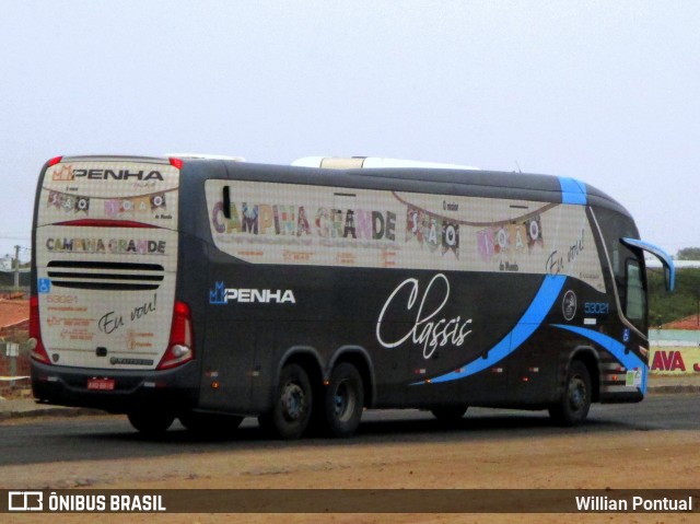 Empresa de Ônibus Nossa Senhora da Penha 53021 na cidade de Juazeiro, Bahia, Brasil, por Willian Pontual. ID da foto: 6107430.