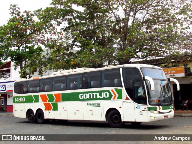 Empresa Gontijo de Transportes 14310 na cidade de Pirapora, Minas Gerais, Brasil, por Andrew Campos. ID da foto: 6107671.