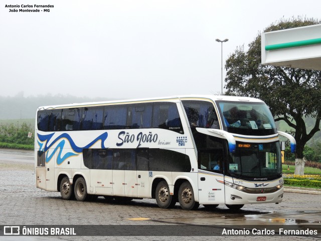 São João Turismo 855 na cidade de João Monlevade, Minas Gerais, Brasil, por Antonio Carlos Fernandes. ID da foto: 6107285.