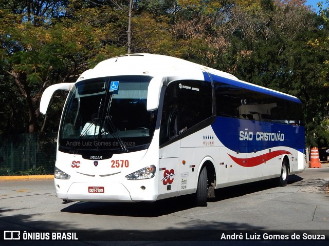 Viação São Cristóvão 2570 na cidade de São Paulo, São Paulo, Brasil, por André Luiz Gomes de Souza. ID da foto: 6107654.