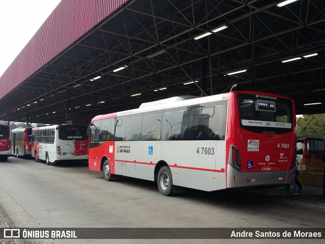 Pêssego Transportes 4 7603 na cidade de São Paulo, São Paulo, Brasil, por Andre Santos de Moraes. ID da foto: 6109039.