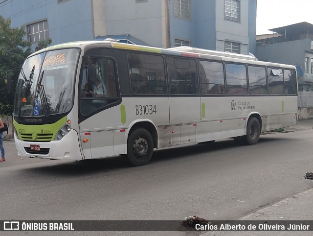 Viação VG B31034 na cidade de Rio de Janeiro, Rio de Janeiro, Brasil, por Carlos Alberto de Oliveira Júnior. ID da foto: 6109261.