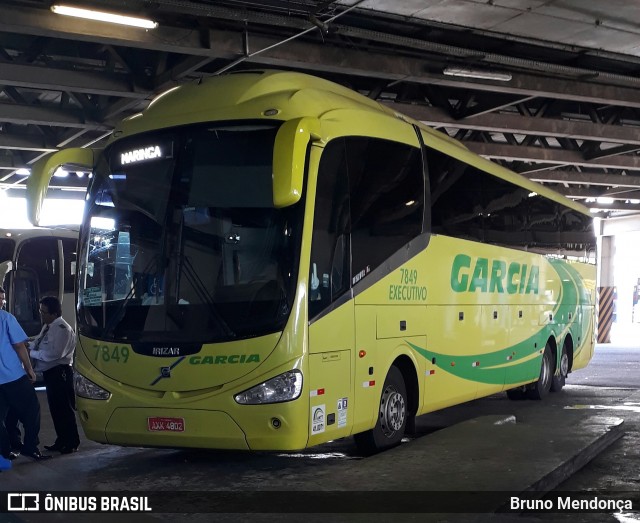 Viação Garcia 7849 na cidade de Rio de Janeiro, Rio de Janeiro, Brasil, por Bruno Mendonça. Número da foto: #6109386.