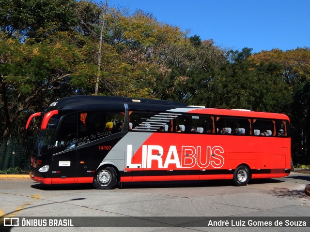 Lirabus 14107 na cidade de São Paulo, São Paulo, Brasil, por André Luiz Gomes de Souza. Número da foto: #6109409.