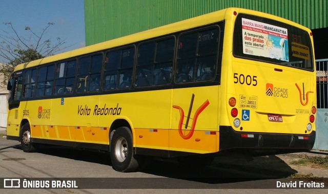 Viação Cidade do Aço 5005 na cidade de Volta Redonda, Rio de Janeiro, Brasil, por David Freitas. Número da foto: #6108467.