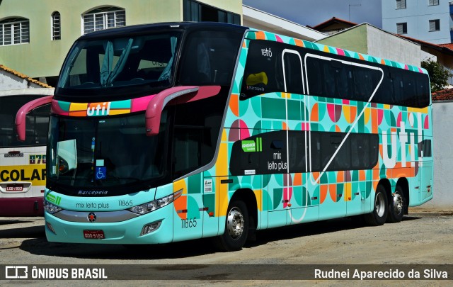 UTIL - União Transporte Interestadual de Luxo 11865 na cidade de Mogi das Cruzes, São Paulo, Brasil, por Rudnei Aparecido da Silva. Número da foto: #6111939.