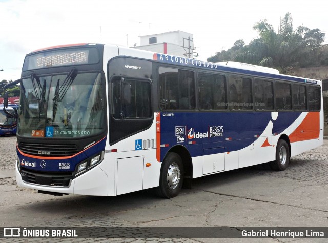 Viação Ideal B28625 na cidade de Rio de Janeiro, Rio de Janeiro, Brasil, por Gabriel Henrique Lima. Número da foto: #6111429.