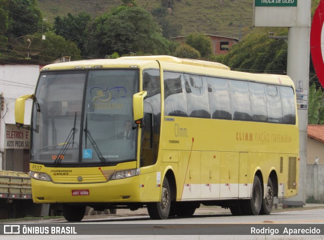 Viação Itapemirim 9537 na cidade de Conselheiro Lafaiete, Minas Gerais, Brasil, por Rodrigo  Aparecido. ID da foto: 6111672.