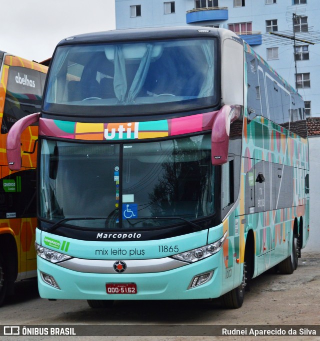 UTIL - União Transporte Interestadual de Luxo 11865 na cidade de Mogi das Cruzes, São Paulo, Brasil, por Rudnei Aparecido da Silva. ID da foto: 6111906.