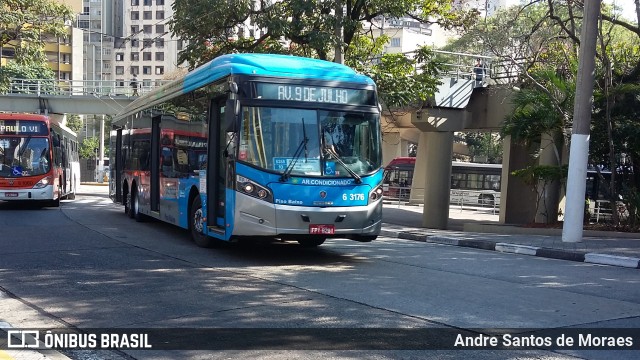 Viação Paratodos > São Jorge > Metropolitana São Paulo > Mobibrasil 6 3176 na cidade de São Paulo, São Paulo, Brasil, por Andre Santos de Moraes. Número da foto: #6111981.